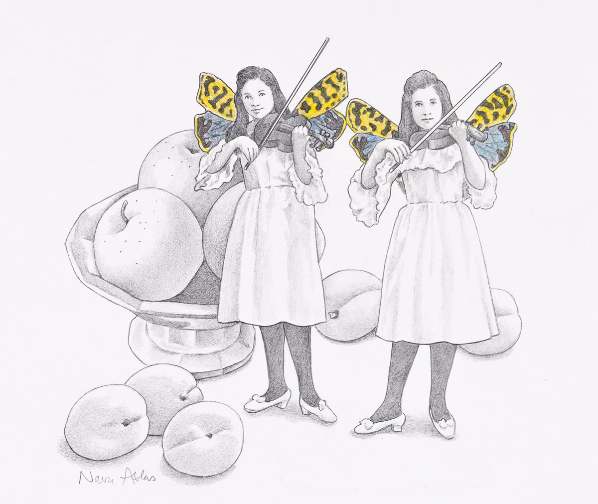 NAVA ATLAS (1955-) The Fiddling Fruit Fairies. [FOOD]